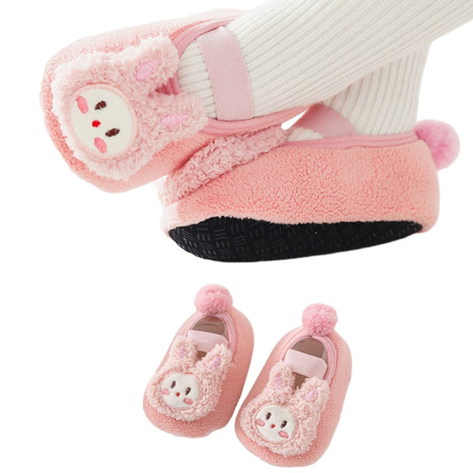 Baby Warm Winter Cartoon Boots Toddler Soft Sole Anti-Slip Infant Prewalker Newborn Crib Sock Shoes First Walkers